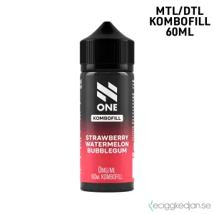 N One | Strawberry Watermelon Bubblegum | 60ml Kombofill