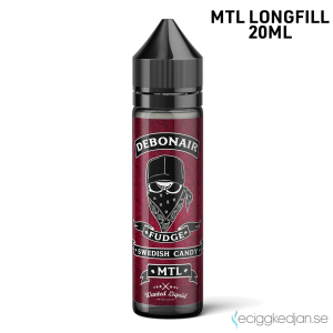 Swedish Candy | Debonair Fudge | MTL | 20ml LONG FILL