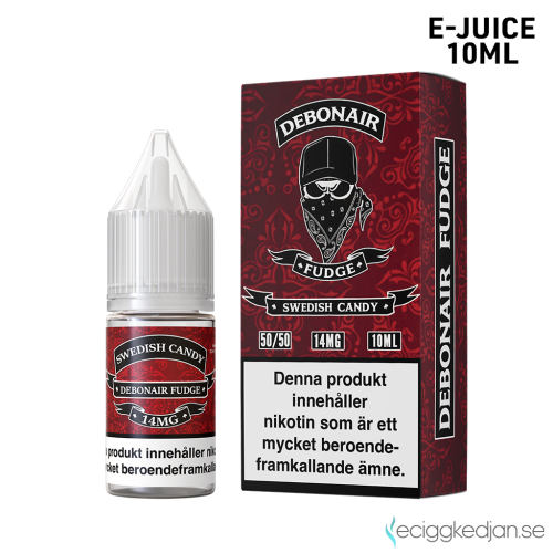 Swedish Candy Salt | Debonair Fudge | 10ml E-Juice | 14mg Saltnikotin