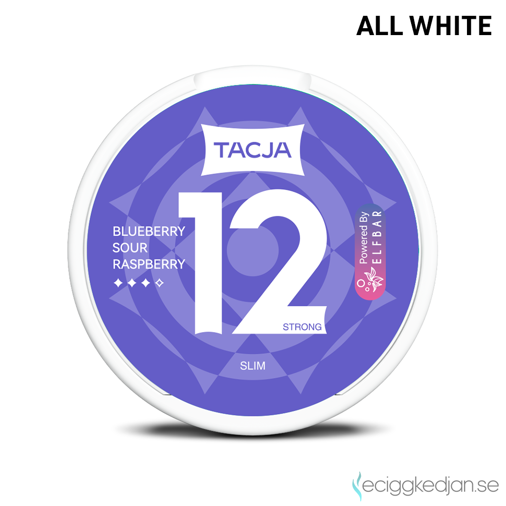 Tacja Slim | Blueberry Sour Raspberry | All White | 12mg