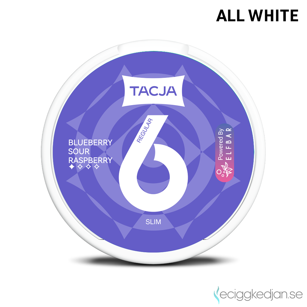 Tacja Slim | Blueberry Sour Raspberry | All White | 6mg