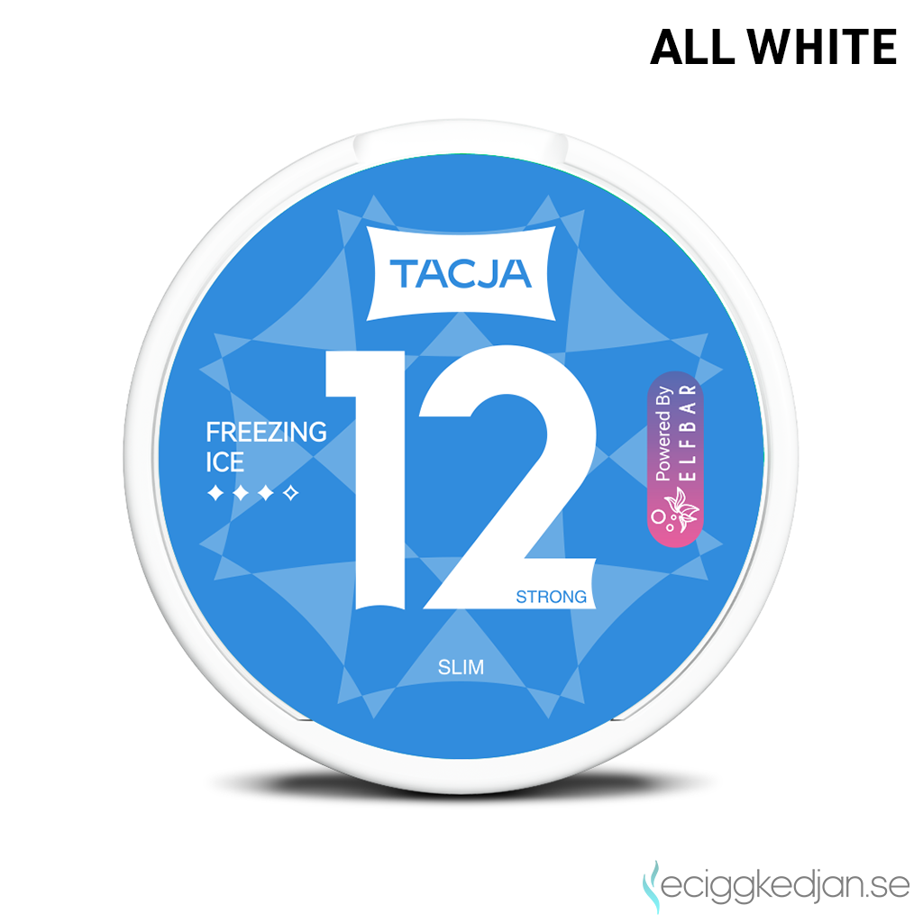 Tacja Slim | Freezing Ice | All White | 12mg