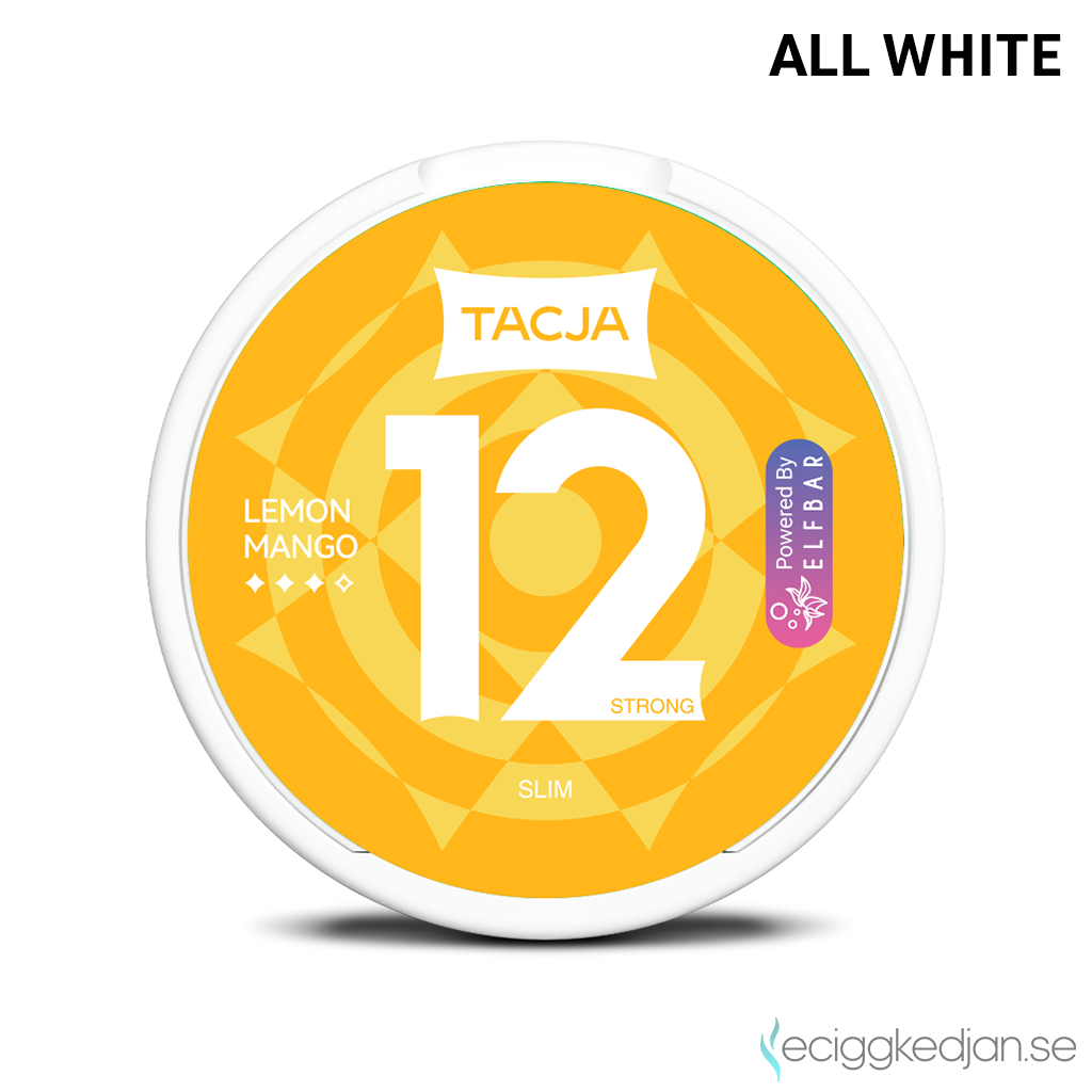 Tacja Slim | Lemon Mango | All White | 12mg