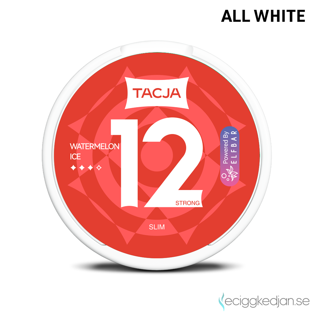 Tacja Slim | Watermelon Ice | All White | 12mg