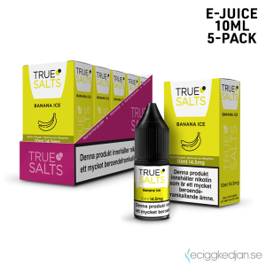 True Salts | Banana Ice | 10ml E-Juice | 14.5mg Saltnikotin | 5pack
