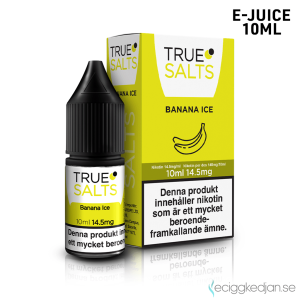 True Salts | Banana Ice | 10ml E-Juice | 14.5mg Saltnikotin