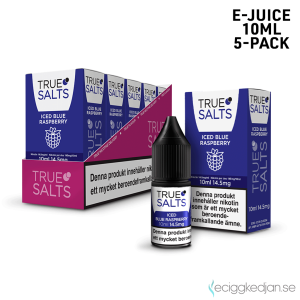 True Salts | Iced Blue Raspberry | 10ml E-Juice | 14.5mg Saltnikotin | 5pack