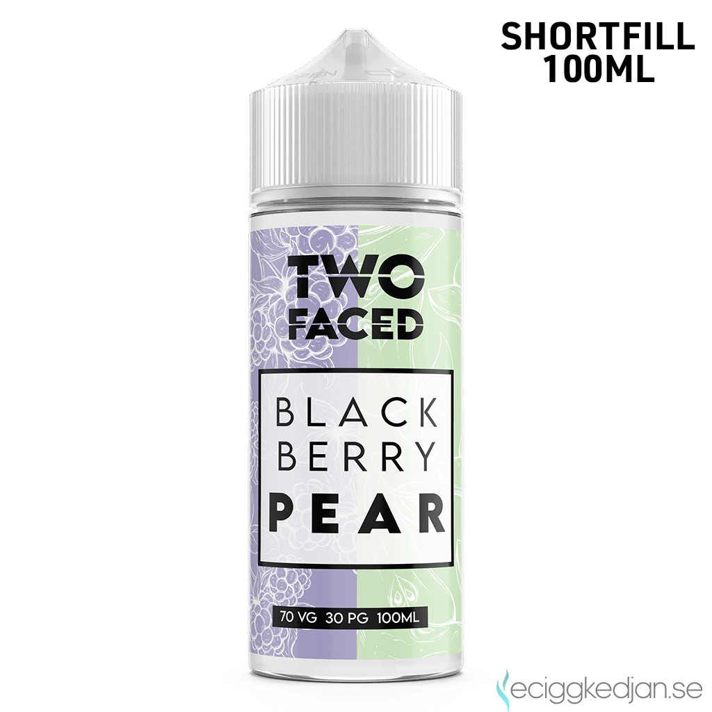 Two Faced | Blackberry Pear |100ml Shortfill