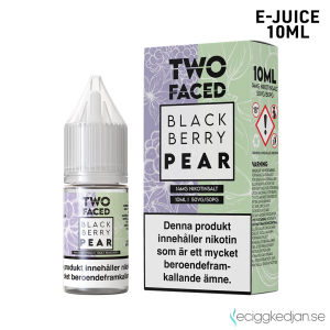 Two Faced | Blackberry Pear | 10ml E-Juice | 14mg Saltnikotin