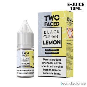 Two Faced | Blackcurrant Lemon | 10ml E-Juice | 14mg Saltnikotin