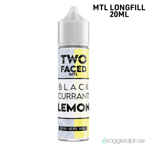 Two Faced | Blackcurrant Lemon | MTL | 20ml LONG FILL