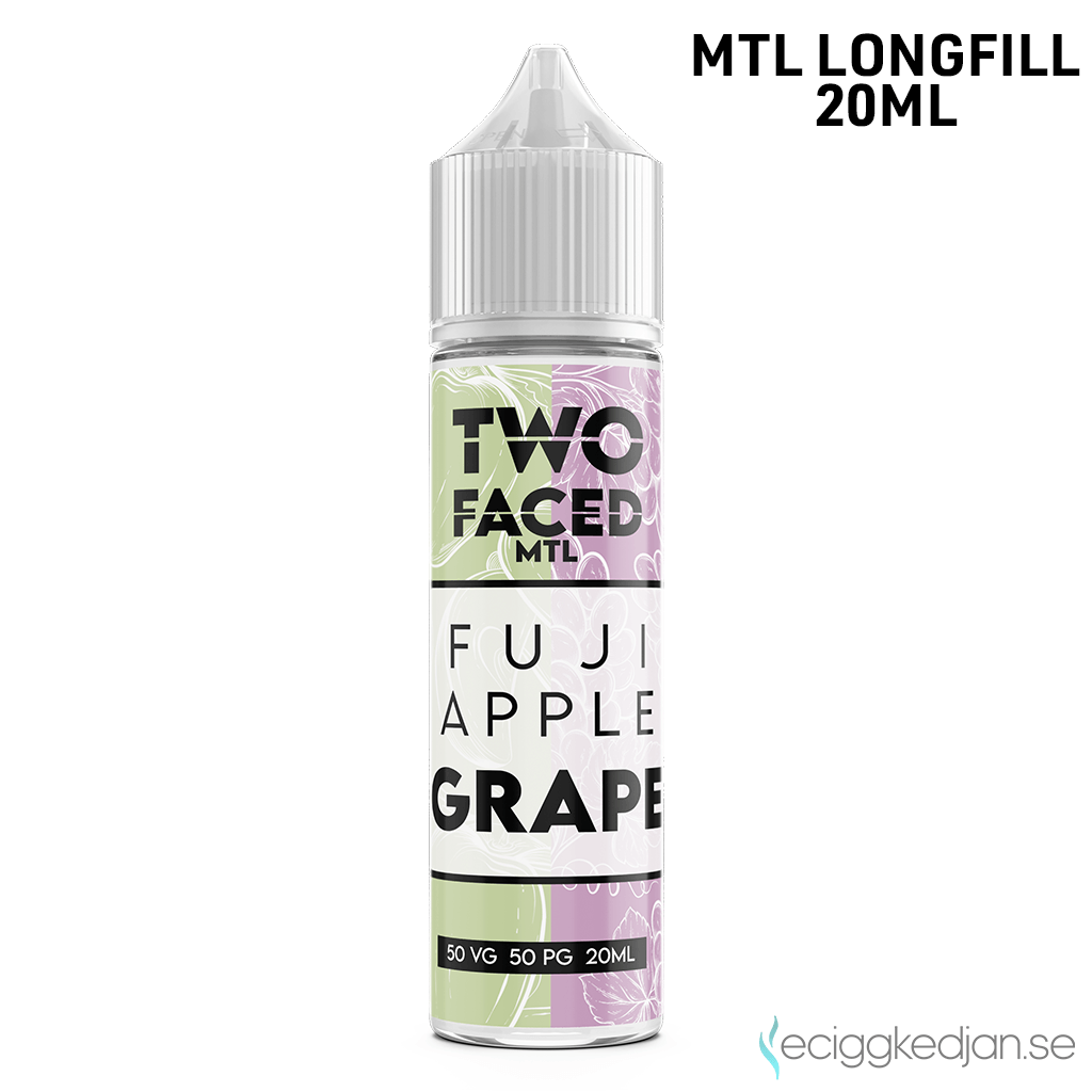 Two Faced | Fuji Apple Grape | MTL | 20ml LONG FILL