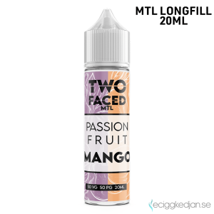 Two Faced | Passion Fruit Mango | MTL | 20ml LONG FILL