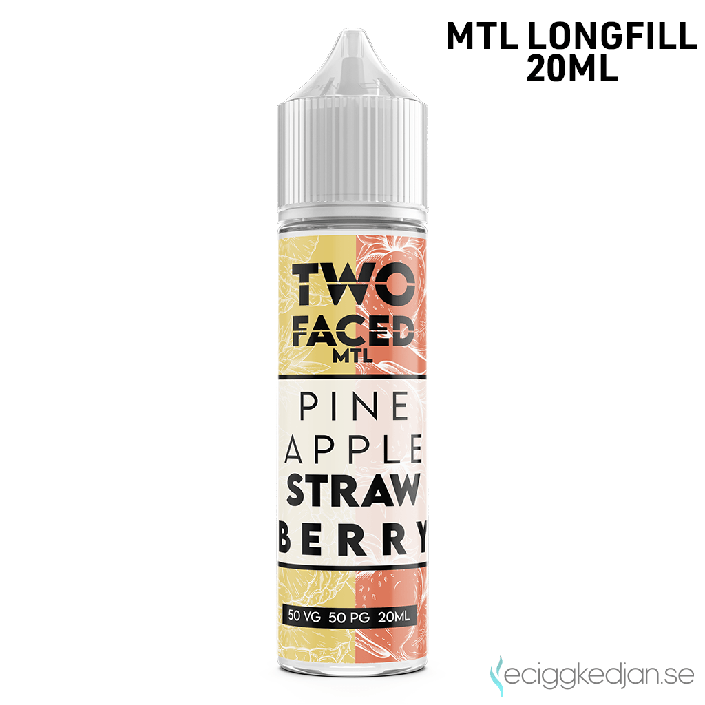 Two Faced | Pineapple Strawberry | MTL | 20ml LONG FILL