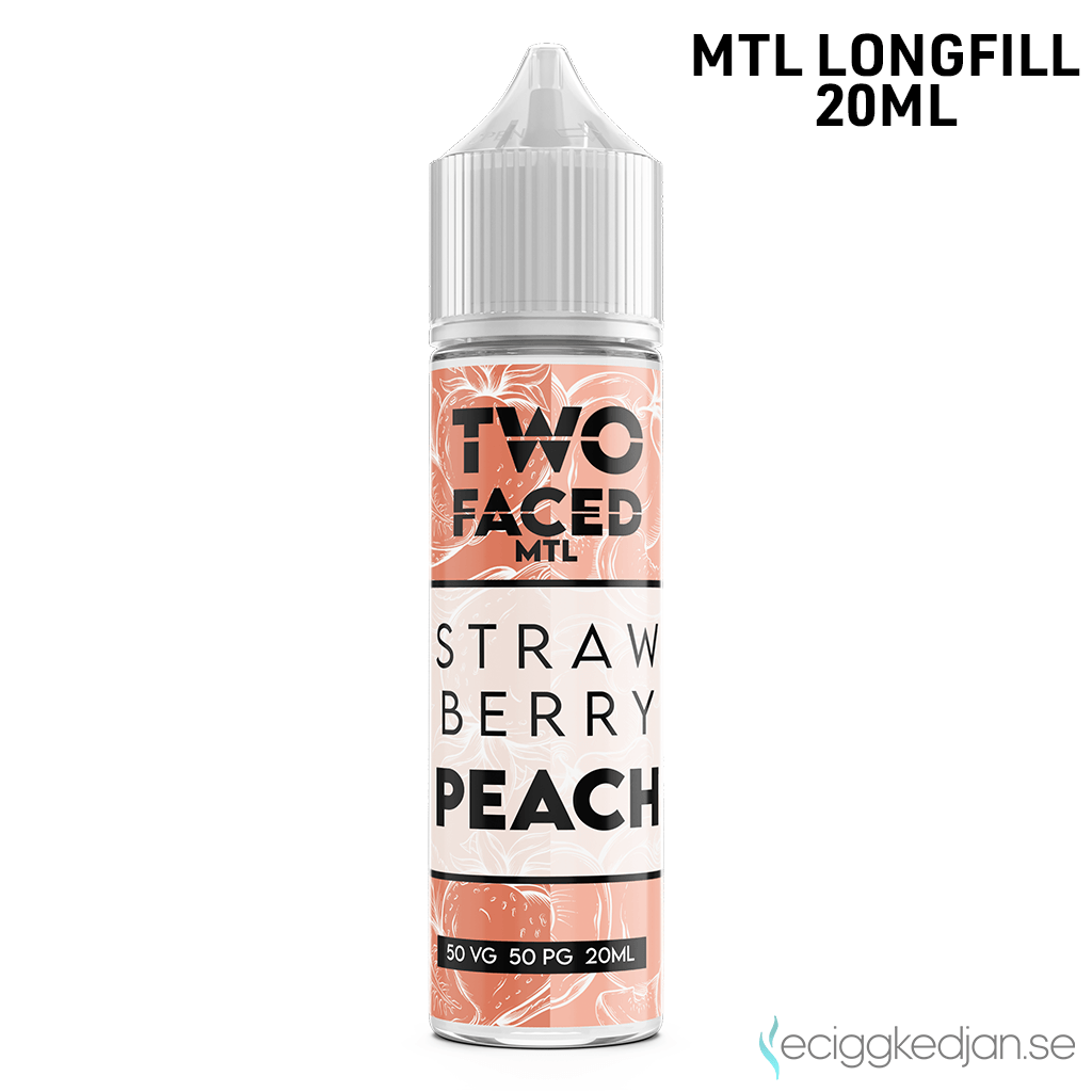 Two Faced | Strawberry Peach | MTL | 20ml LONG FILL