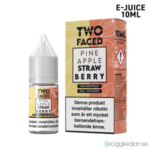 Two Faced | Pineapple Strawberry | 10ml E-Juice | 14mg Saltnikotin