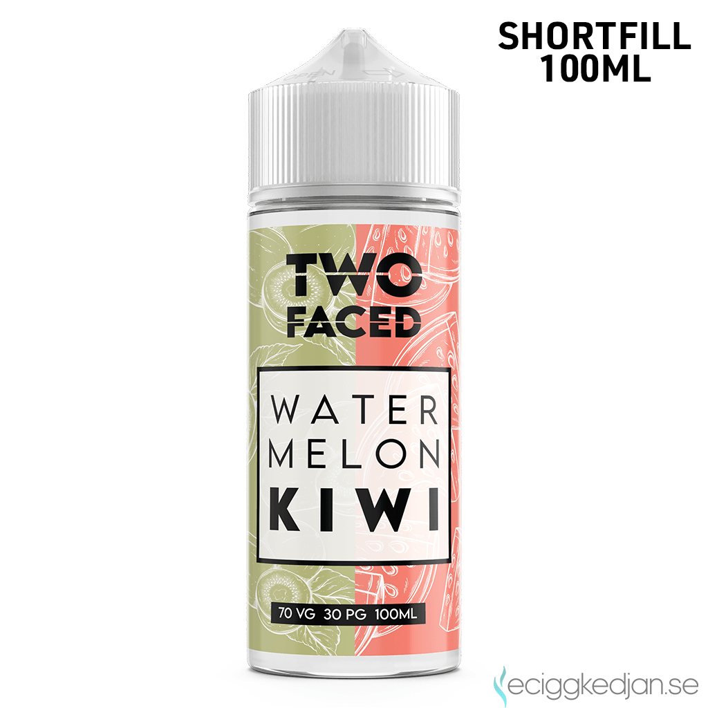 Two Faced | Watermelon Kiwi |100ml Shortfill