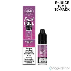 Dinner Bar Salts | Black Razz Grape | 10ml E-Juice | 14mg Saltnikotin | 10pack