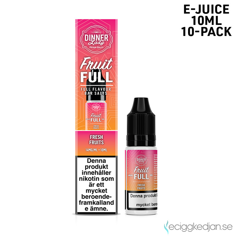 Dinner Bar Salts | Fresh Fruits | 10ml E-Juice | 14mg Saltnikotin | 10pack