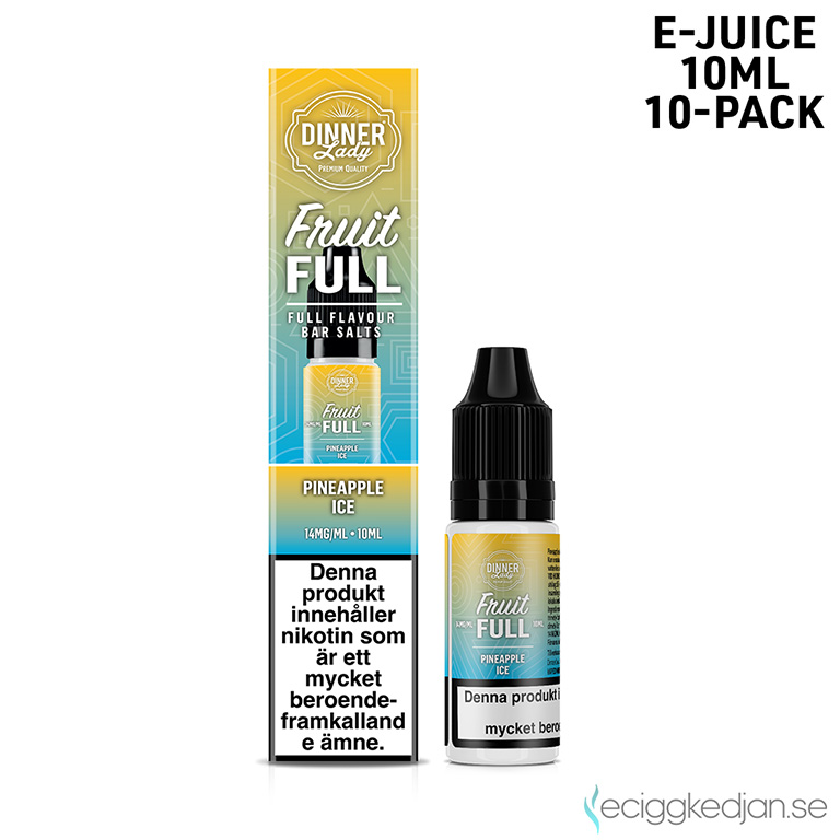 Dinner Bar Salts | Pineapple Ice | 10ml E-Juice | 14mg Saltnikotin | 10pack