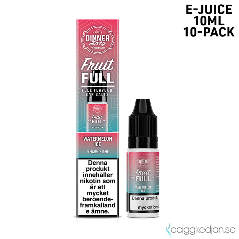 Dinner Bar Salts | Watermelon Ice | 10ml E-Juice | 14mg Saltnikotin | 10pack