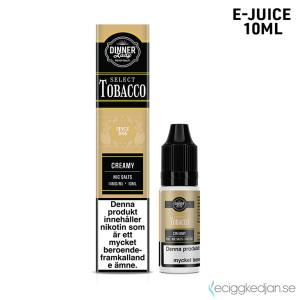 Dinner Bar Salts | Creamy Tobacco | 10ml E-Juice | 14mg Saltnikotin