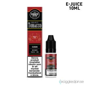 Dinner Bar Salts | Cuban Tobacco | 10ml E-Juice | 14mg Saltnikotin