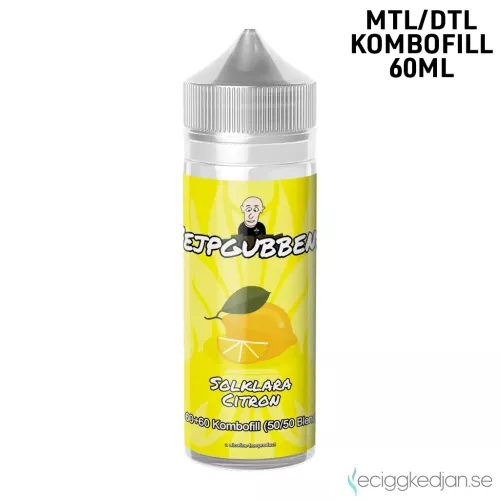 Vejpgubbens | Solklara Citron | 60ml Kombofill