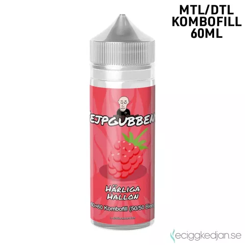 Vejpgubbens | Härliga Hallon | 60ml Kombofill