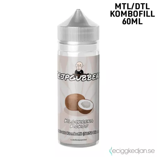 Vejpgubbens | Klockrena Kokos | 60ml Kombofill