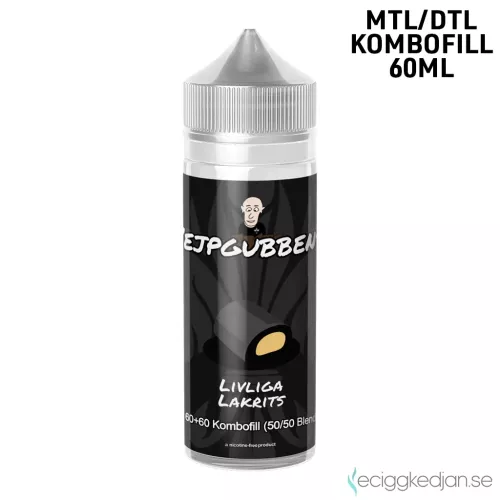 Vejpgubbens | Livliga Lakrits | 60ml Kombofill