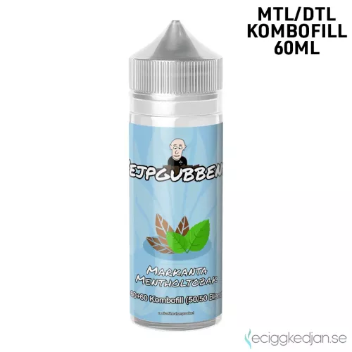 Vejpgubbens | Markanta Mentoltobak | 60ml Kombofill