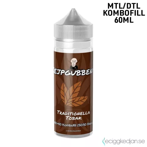 Vejpgubbens | Traditionella Tobak | 60ml Kombofill