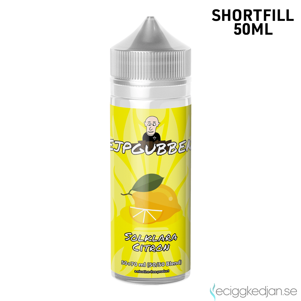 Vejpgubbens | Solklara Citron | 50ml Shortfill