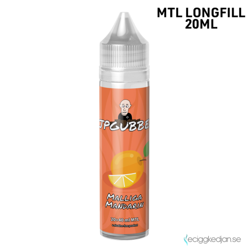 Vejpgubbens | Malliga Mandarin | MTL | 20ml LONG FILL