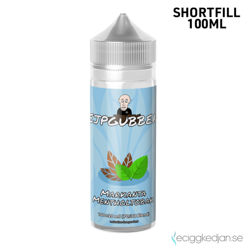 Vejpgubbens | Markanta Mentholtobak |100ml Shortfill