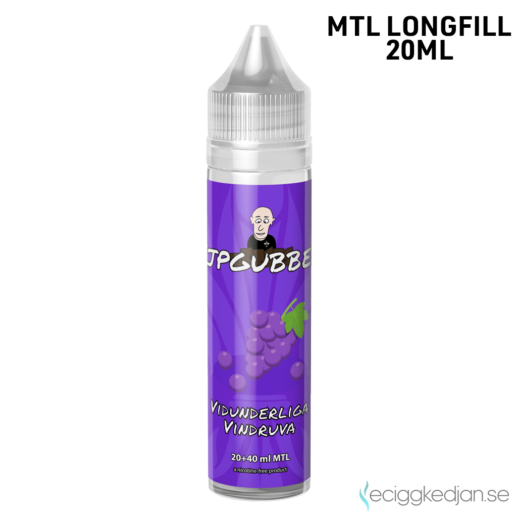 Vejpgubbens | Vidunderliga Vindruva | MTL | 20ml LONG FILL