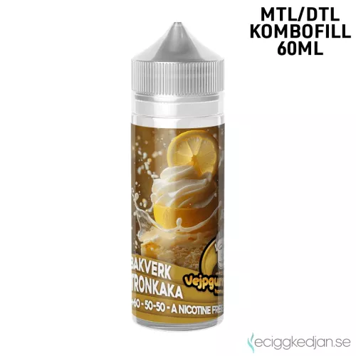 Vejpgummans Bakverk | Citronkaka | 60ml Kombofill