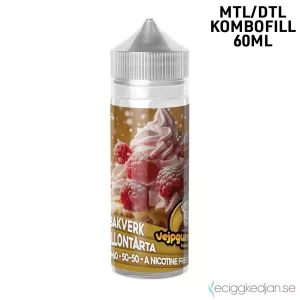Vejpgummans Bakverk | Hallontårta | 60ml Kombofill