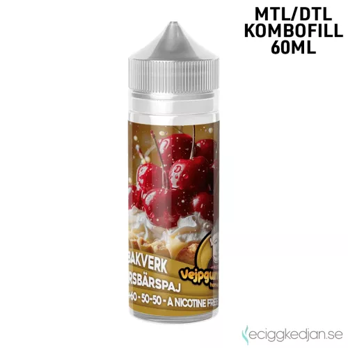 Vejpgummans Bakverk | Körsbärspaj | 60ml Kombofill