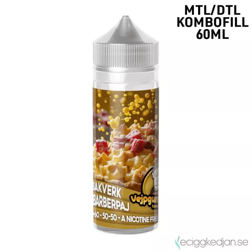 Vejpgummans Bakverk | Rabarberpaj | 60ml Kombofill