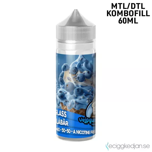 Vejpgummans Glass | Blåbär | 60ml Kombofill