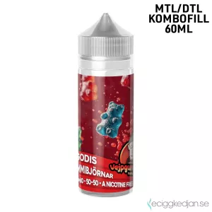 Vejpgummans Godis | Gummibjörnar | 60ml Kombofill