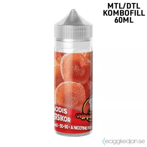 Vejpgummans Godis | Persikor | 60ml Kombofill