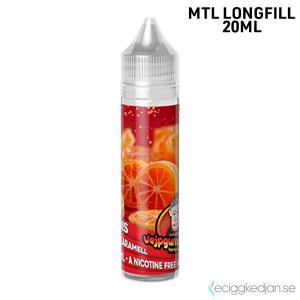 Vejpgummans Godis | Apelsinkaramell | MTL | 20ml LONG FILL