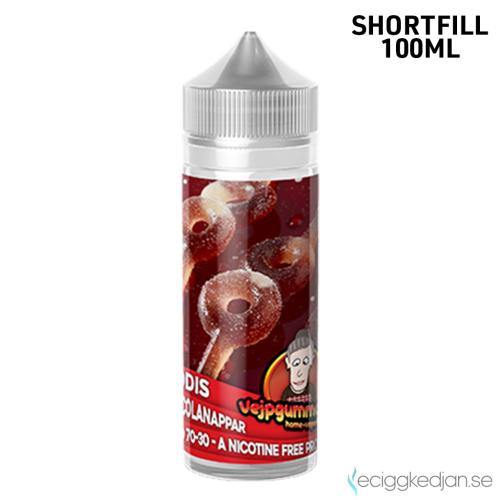 Vejpgummans Godis | Sura Colanappar |100ml Shortfill