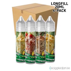 Vejpgummans Milkshakes | Komplett Pack | 4st*Longfill 20ml