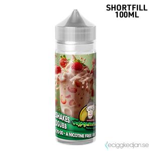 Vejpgummans Milkshakes | Jordgubb |100ml Shortfill