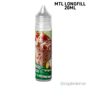 Vejpgummans Milkshakes | Jordgubb | MTL | 20ml LONG FILL
