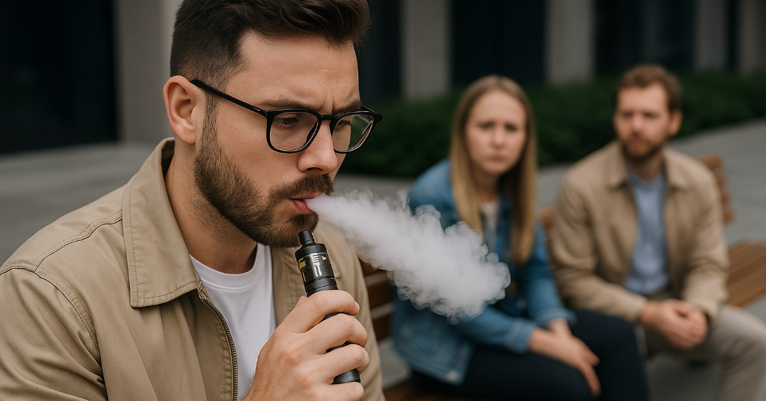 Vaping Etikett: Hur man vejpar ansvarsfullt i sociala situationer
